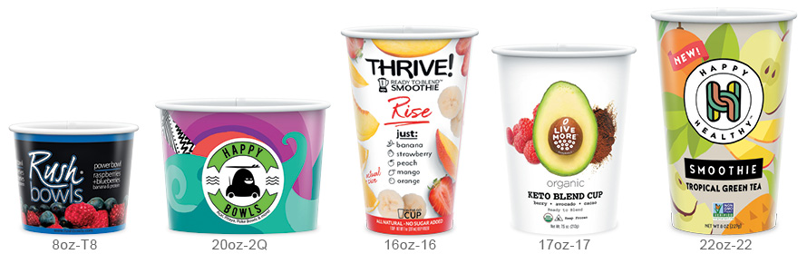 20-ounce Container Cup - Smoothie Cups